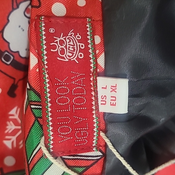You Look Ugly Today Red Christmas Blazer Jacket W/Tie - Size Large NEW WITH TAGS - Picture 15 of 16